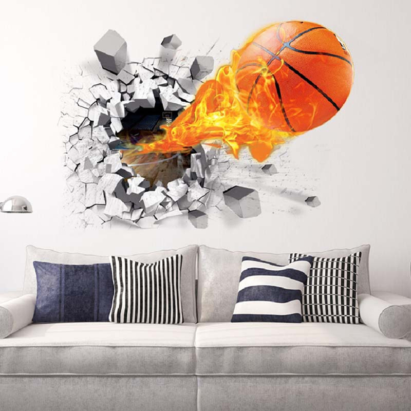 Aqua Sports Club - 3D Basketbal Gebroken Muur Vliegen in