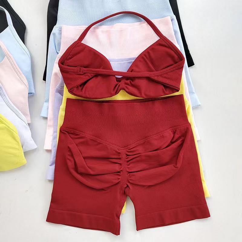 Aquatic Sports Bra - HISTELLO Sportset Dames Strappy Gym Yoga
