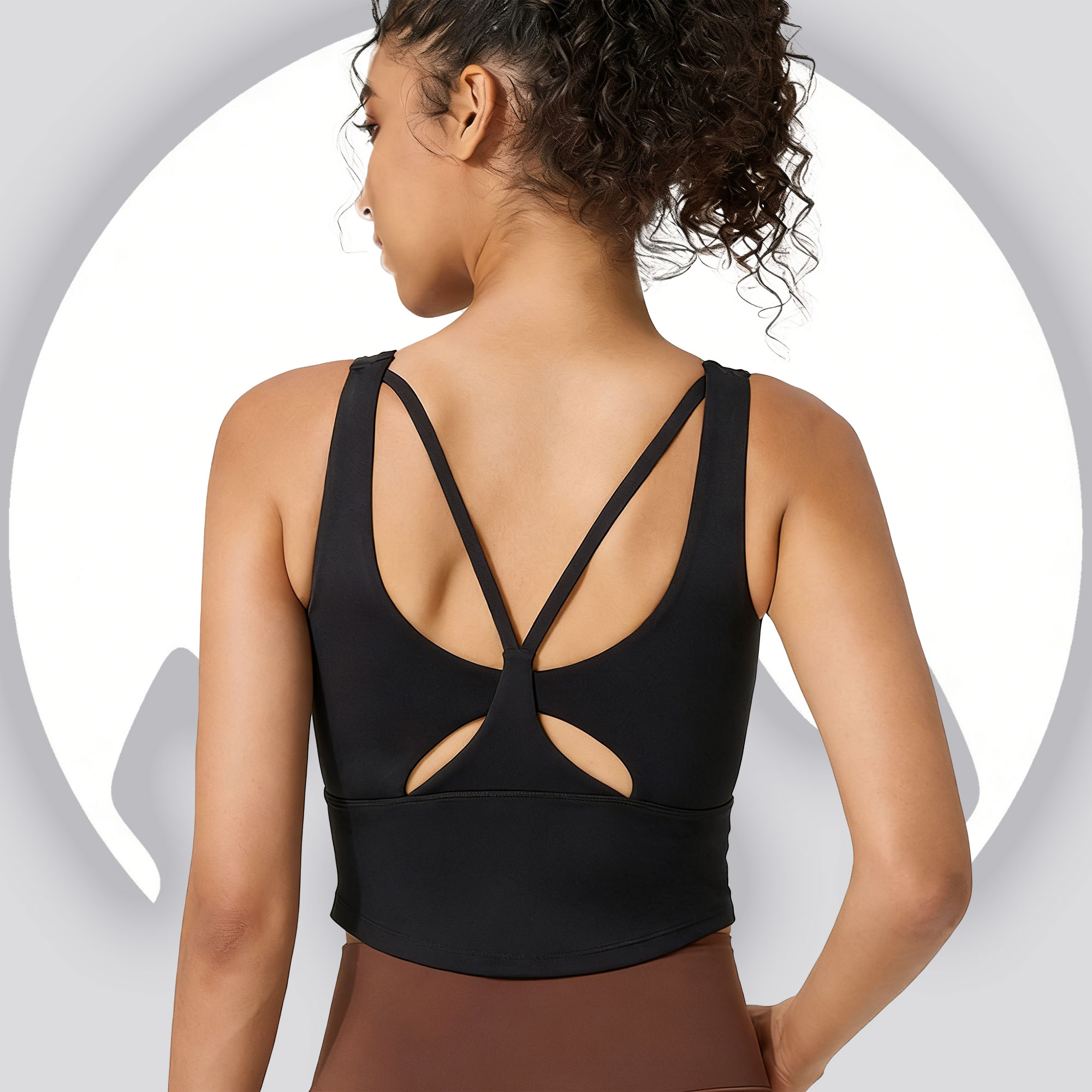 Aquatic Sports Bra - Yoga sportbeha met vaste cups voor