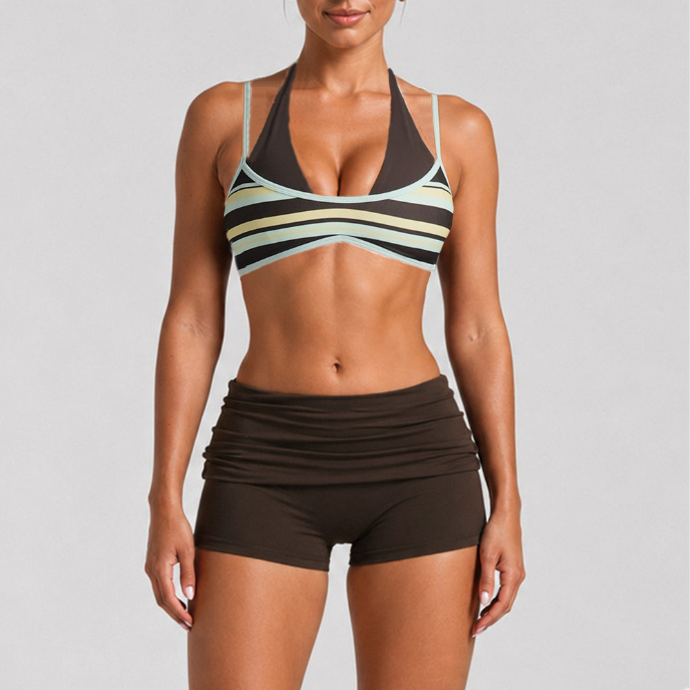 Pad Dames Block Dot Halter Dub - Aquatic Sports Bra recensie en prijs